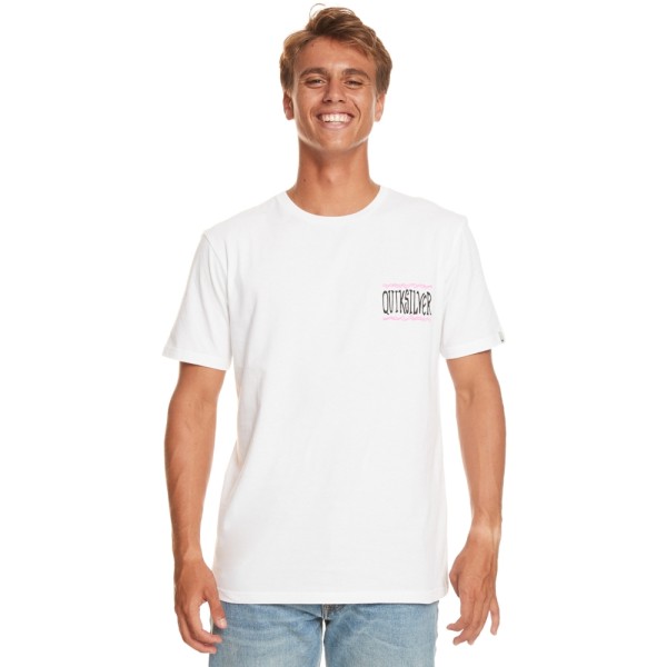 Quiksilver - TAKINGROOTSSS  - WHITE - T-Shirt