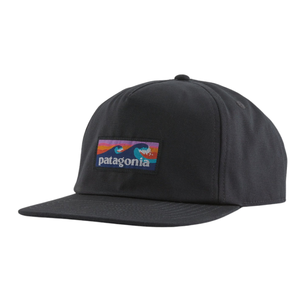 Patagonia - Boardshort Label Funfarer Cap - Ink Black - Fitted Cap