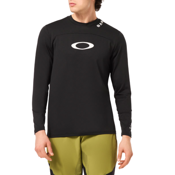 Oakley - FREE RIDE RC LS JERSEY - Blackout - MTB-Langarm Shirt 