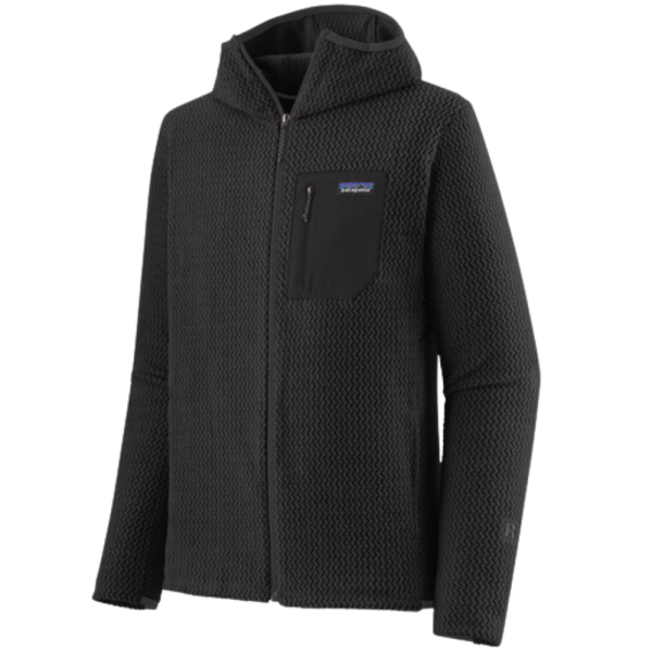Patagonia - Ms R1 Air Full-Zip Hoody - Black - 2nd Layer Fleece Outdoor