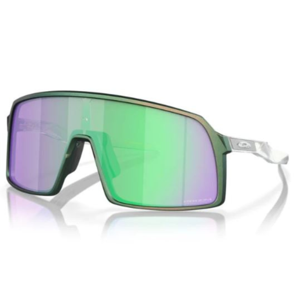Sutro Discover Collection Sonnenbrille - OAKLEY - Matte Silver Green Colorshift - Prizm Road Jade - Sonnenbrille