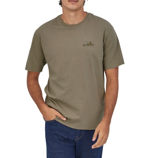 Patagonia - 73 Skyline Organic T-Shirt - Garden Green - Streetwear - Shirts und Tops - T-Shirts - T-Shirt