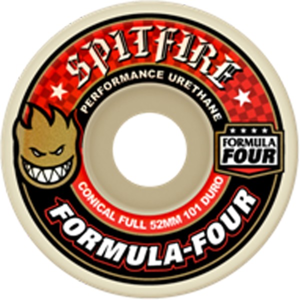 Formula Four ConclFull 101D 52mm-Spitfire-nocolor-SB Rollen-Wheels