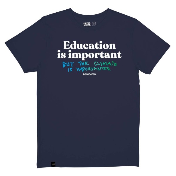 Education -Dedicated - Navy - T-Shirt
