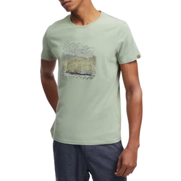 Roggero Gradient - Ragwear - DUSTY OLIVE - T-Shirt