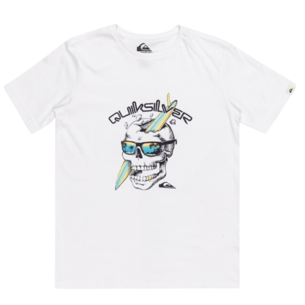 One Last Surf Youth - Quiksilver - WHITE - T-Shirt