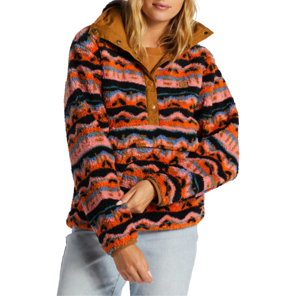Billabong - SWITCHBACK PULLOVER - PAPAYA - Fleece Sweater