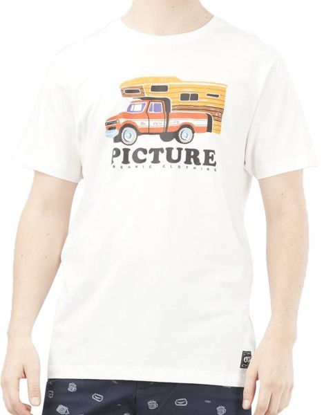 SCHMIDO TEE - Picture - A WHITE - T-Shirt