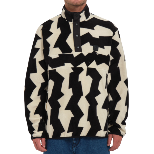 Volcom - ERROR92 MOCK NECK - DIRTY WHITE - Fleece Sweater