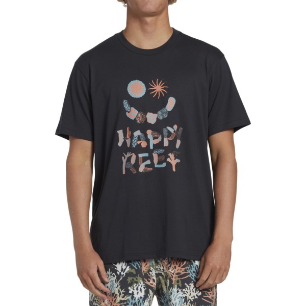 Billabong - CG HAPPY REEF SS - WASHED BLACK - T-Shirt