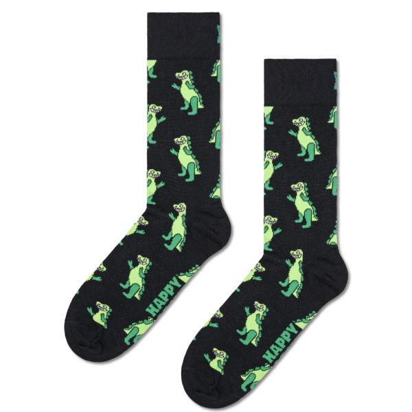 Happy Socks - Inflatable Dino Sock - Black - Socken