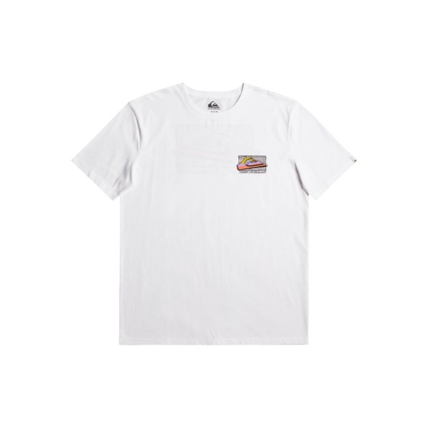 Quiksilver - RETRO FADE SS YTH - WHITE - T-Shirt