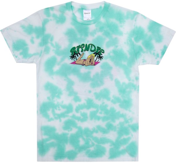Nermrider Beach Tee - Rip N Dip - Mint Cloud Wash - T-Shirt