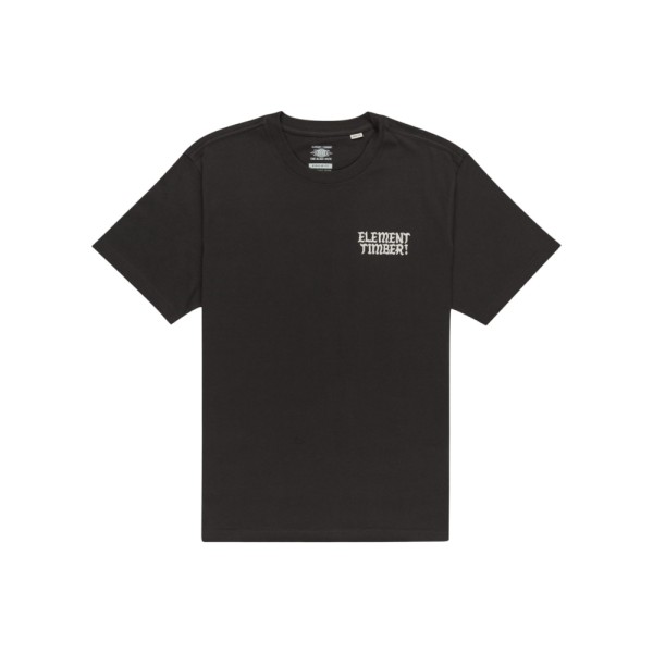 Element - TIMBER JESTER SS - OFF BLACK - T-Shirt