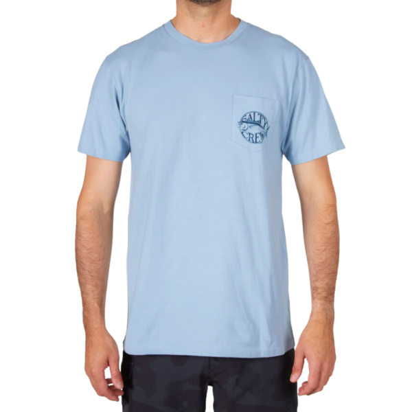 Tuna Time Premium PKT S/S TEE - Salty Crew - MARINE BLUE - T-Shirt