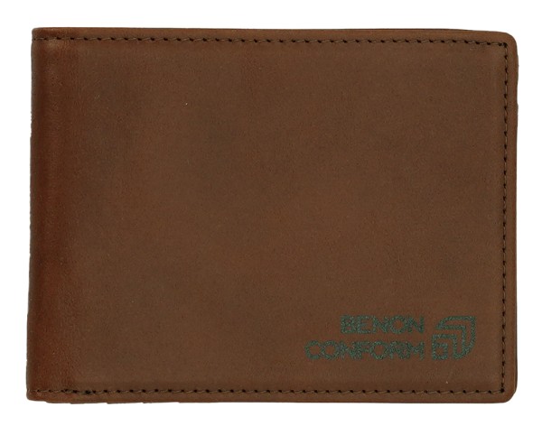 Benocheck Bifold - Benon Conform - Light Brown Vintage - Ledergeldtasche