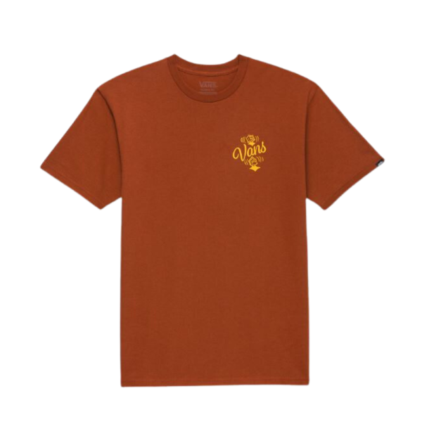 Vans Herren T-Shirt SIXTY SIXERS CLUB SS TEE - BURNT HENNA - Herren T-Shirt 
