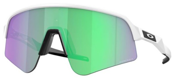 Sutro Lite Sweep - Matte White - Prizm Road Jade - Technische Sonnenbrille