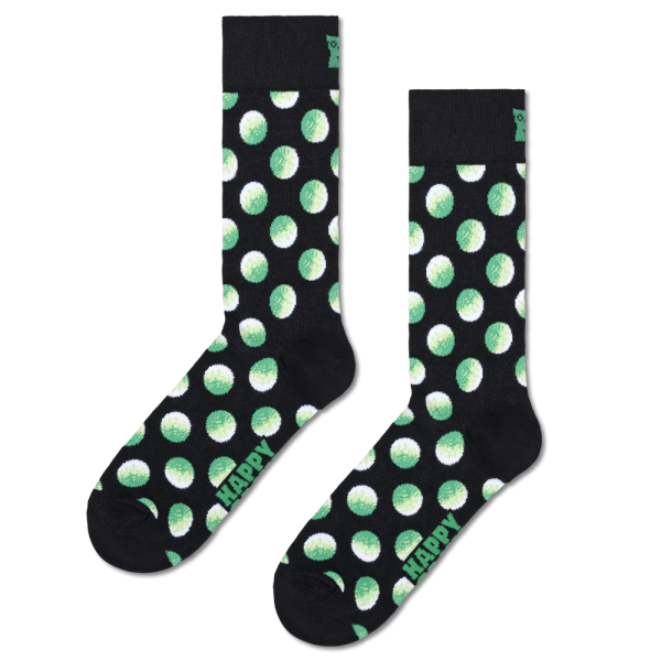 Happy Socks - Faded Big Dot Sock - Black - Socken