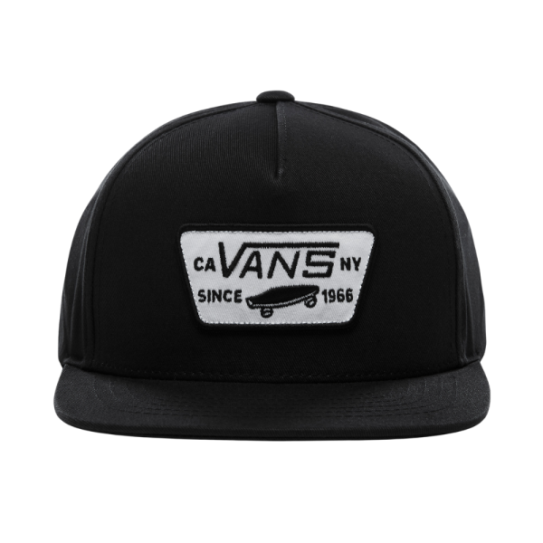 Vans - BY FULL PATCH SNAPBACK BOYS   - True Black - Snapback Cap