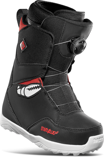 YOUTH LASHED CRAB GRAB BOA - 32 - Black/Grey - Freestyle Boot