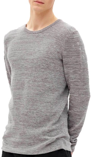 Nowadays - two-tone honeycomb - Streetwear - Sweaters - Crew Sweaters - linen grey