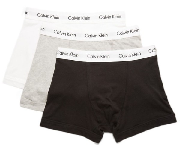 Calvin Klein - 3P Trunk - Boxer Short - Black/Grey/White