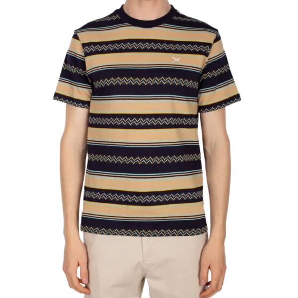 Iriedaily - Vintachi Tee  - navy khaki - T-Shirt