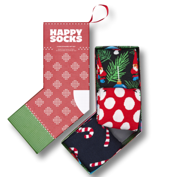 Happy Socks - 3-Pack X-Mas Stocking Socks Gift - coloured - Socken