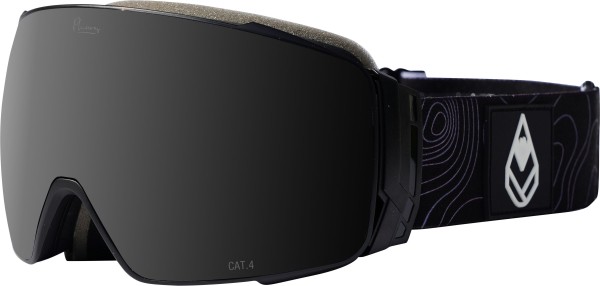  C.C0rkII - Phieres - Unisex - Black 14 Grey Lens - Snowboard - Skibrillen - Schneebrille