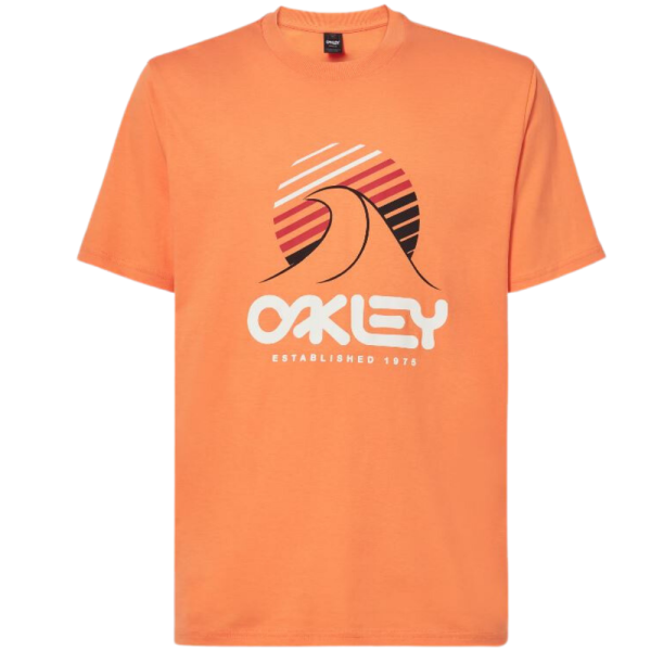 ONE WAVE B1B TEE T-SHIRT - OAKLEY - Soft Orange - T-SHIRT 